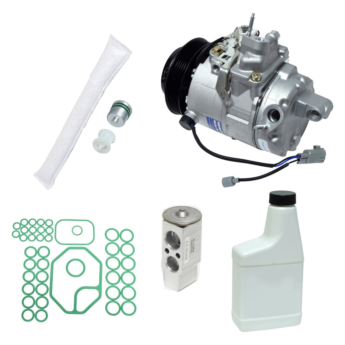 KT5617 Air Conditioners Compressor & Component Kit for 1998-2000 Lexus Gs400 Base