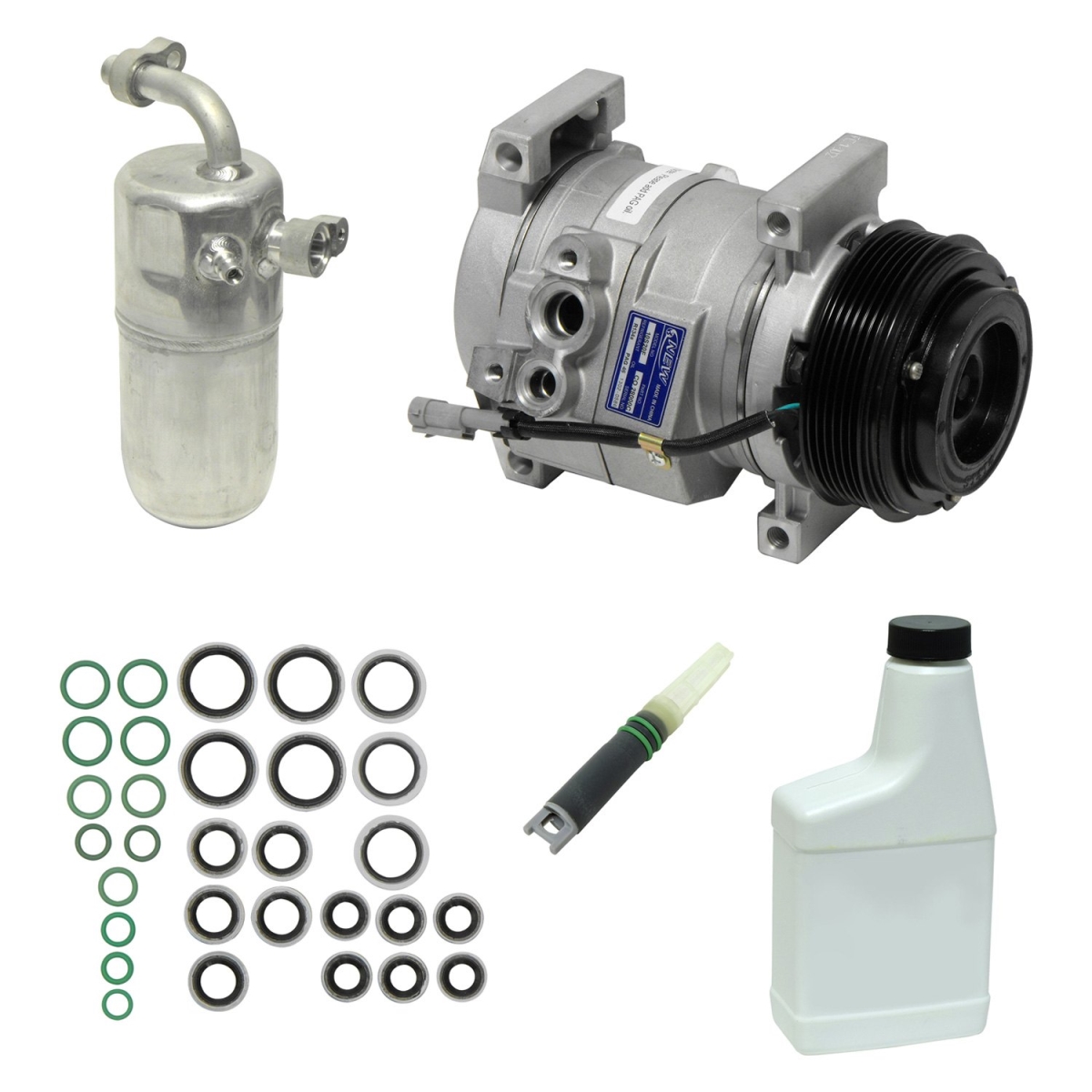KT5618 Air Conditioners Compressor & Component Kit for 2011 Chevrolet Silverado 1500