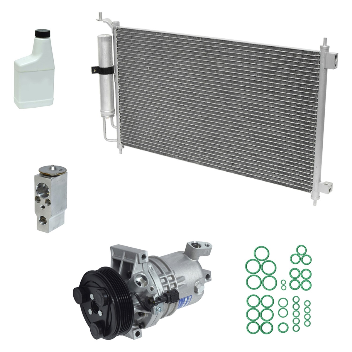 KT5653A Air Conditioners Compressor & Component Kit for 2009-2010 Nissan Cube