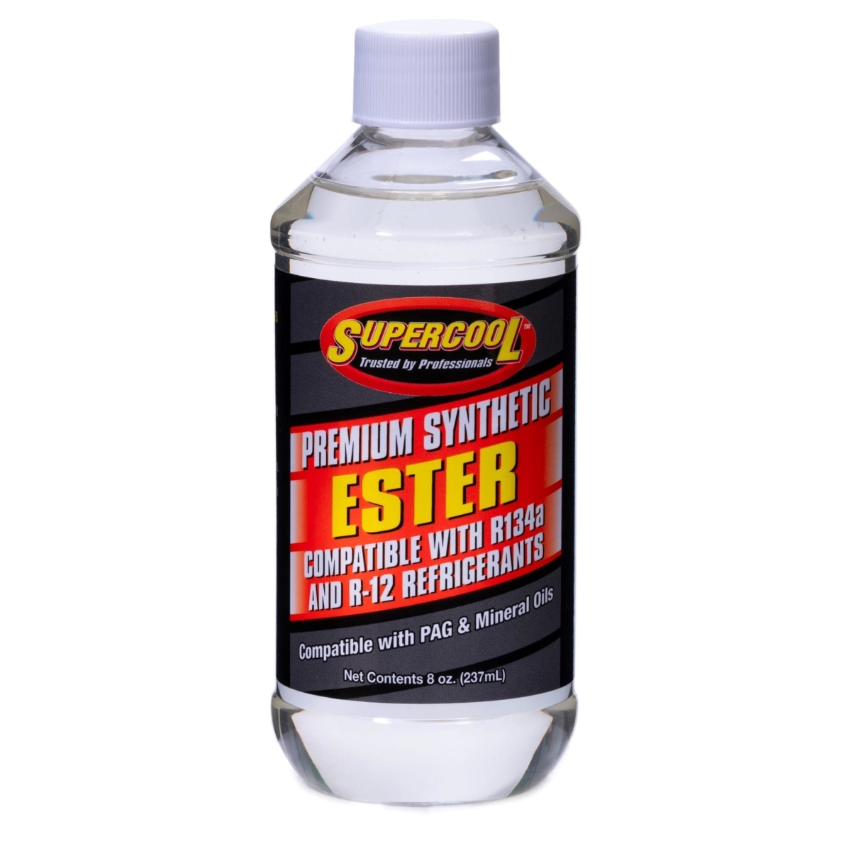 A/C Compressor Ester Lubricant, 8 oz, Bottle, Yellow