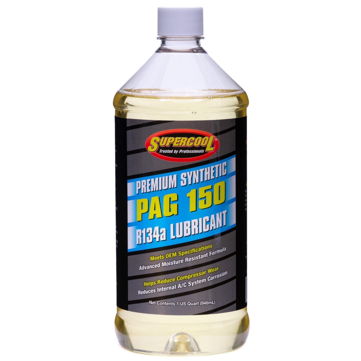 A/C Compressor PAG Lubricant Plastic Bottle Red/Yellow Tint, 1 PK