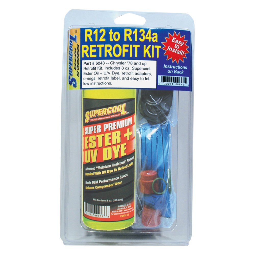 KEB-4 R12 to R134A Single Application Retrofit Kit