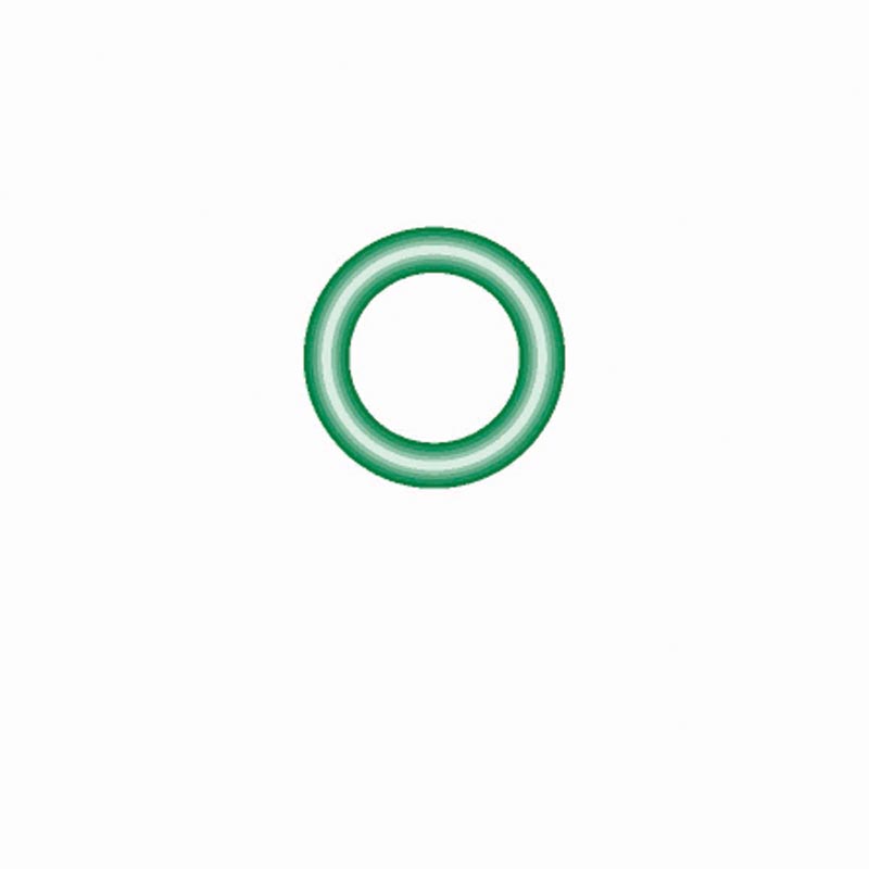 M2107-10 Green HNBR A&C O-Rings - Pack of 10