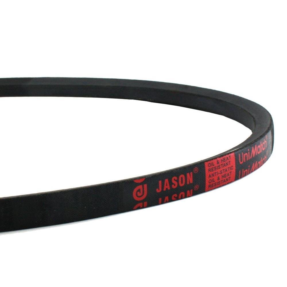 V-Belt, Powerated, 5L380K, 5L, EPDM, 37.55 in, 21/32 in Top Width