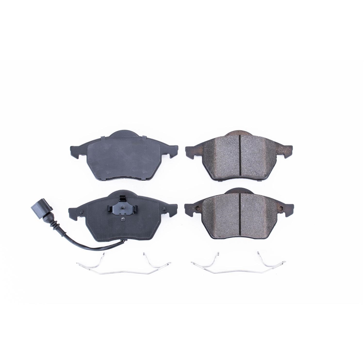 Front Z17 Evolution Plus Disc Brake Pad Set with Hardware Kit for 2000-2005 Volkswagen Jetta