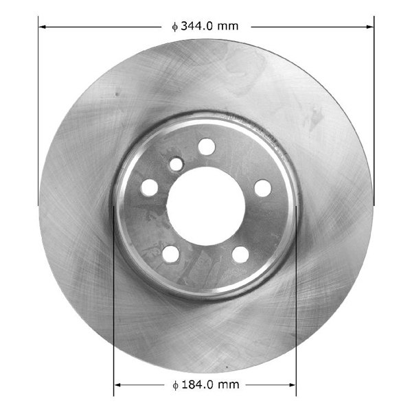PRT5599 Front Brake Rotor for 2003-2005 Land Rover Range Rover