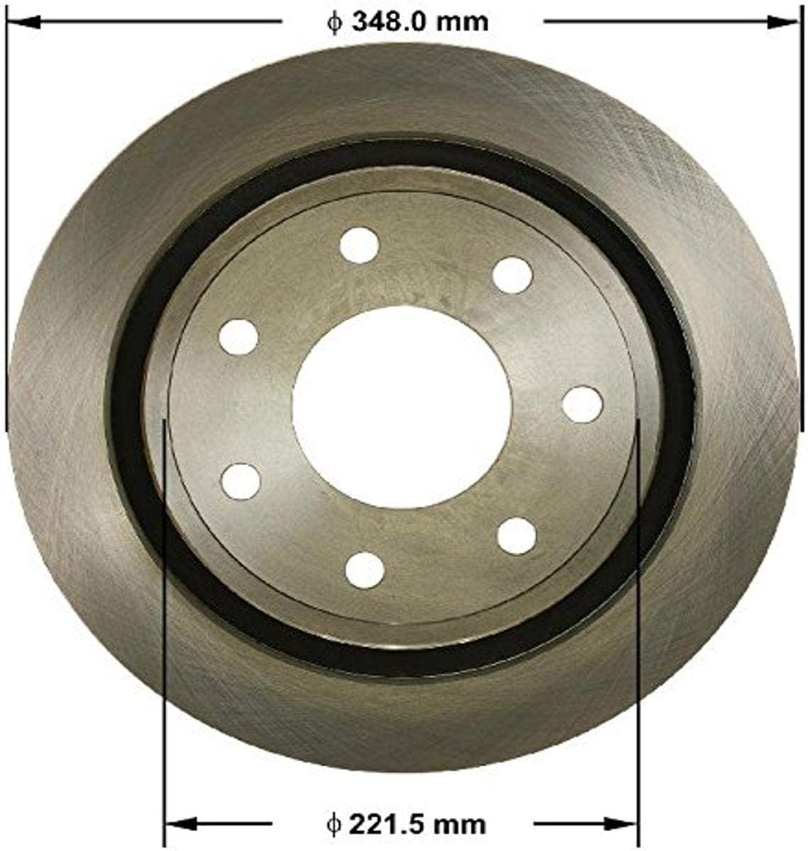 PRT6178 Rear Heavy Duty Rotor for 2012-2014 Ford F150