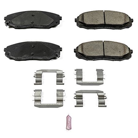 Powerstop 17-1814 Z17 Ceramic Front Brake Pads with Hardware for 2015-2018 Kia Sedona