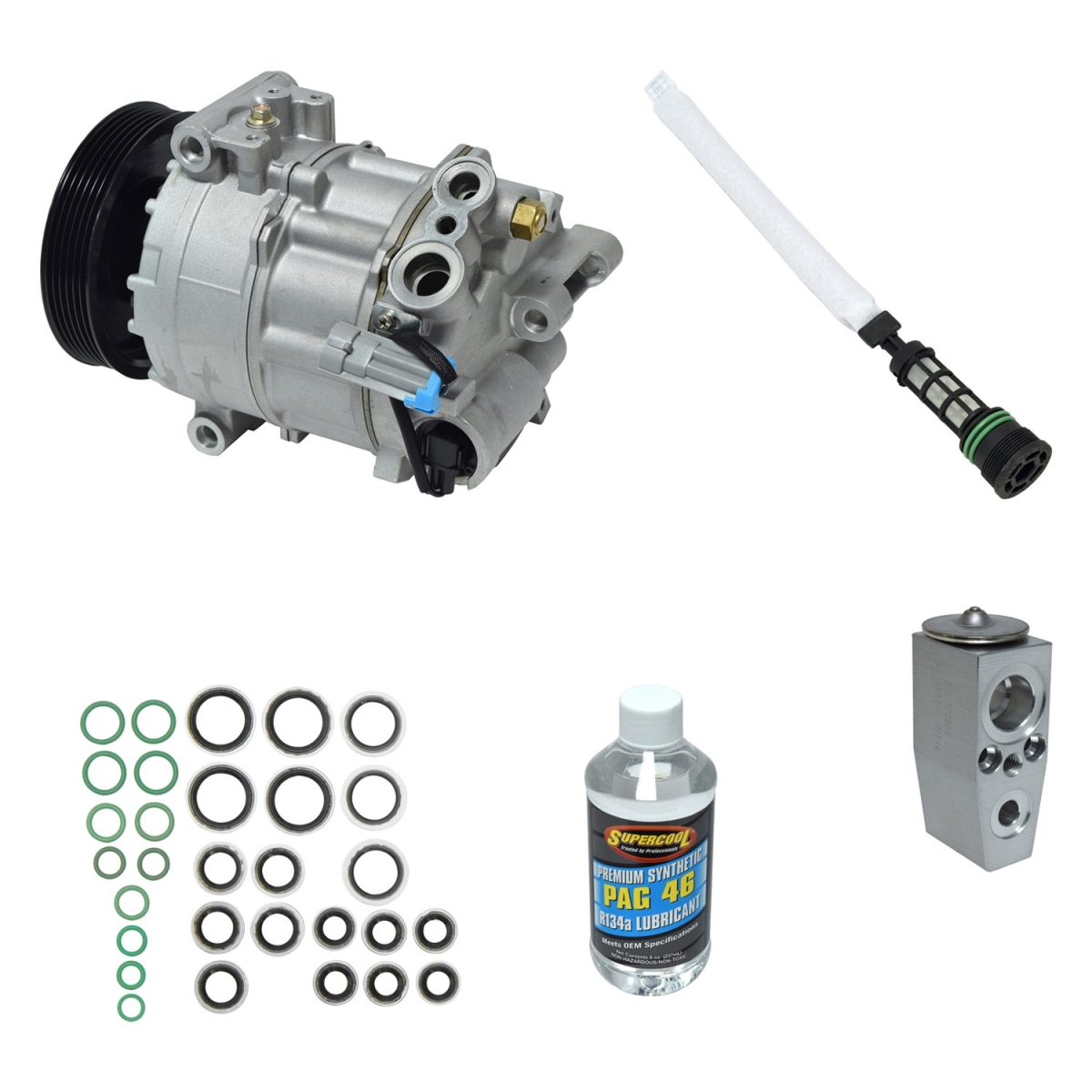 KT4912 Air Conditioners Compressor & Component Kit for 2011-2011 Buick Regal CXL