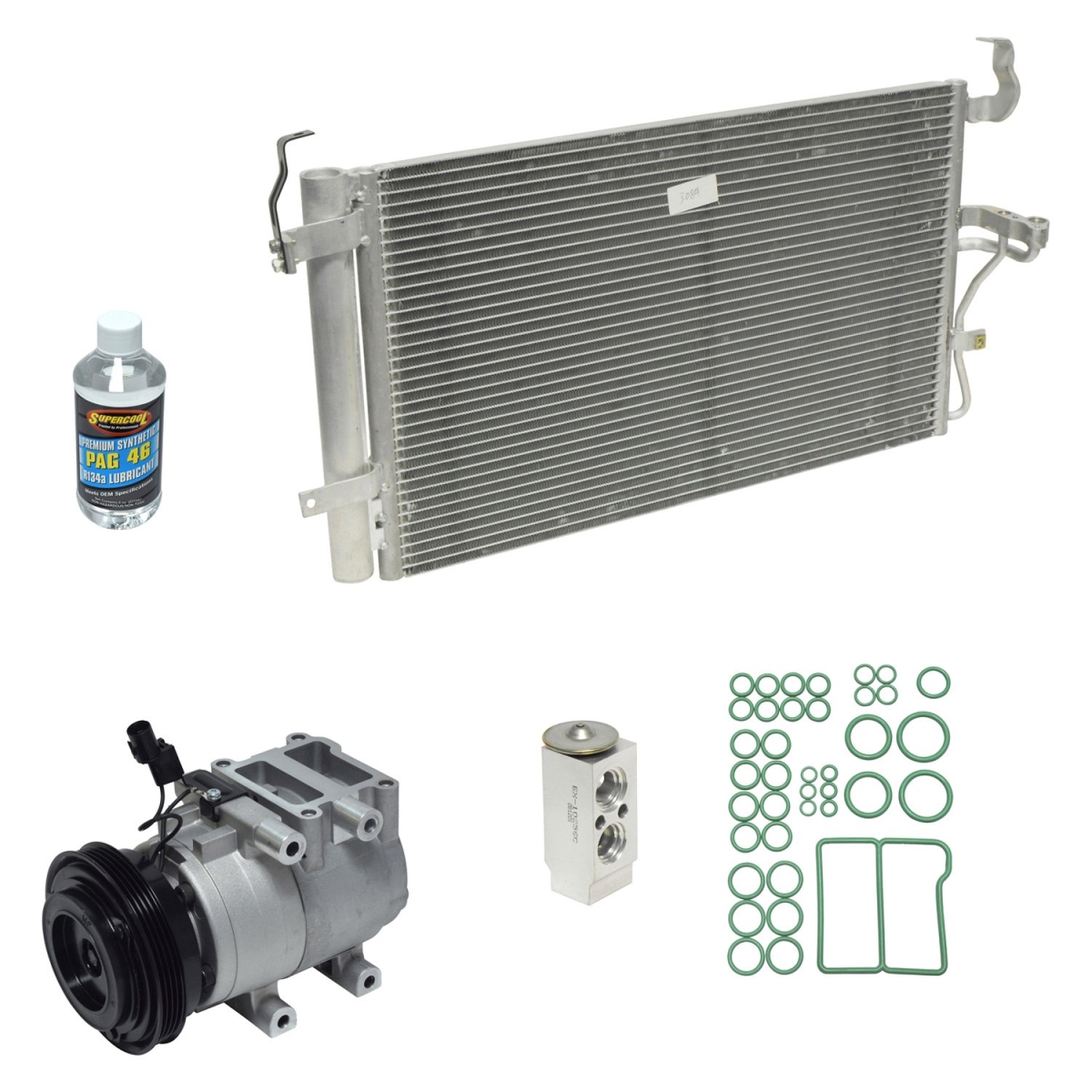 KT4923A Air Conditioners Compressor & Component Kit for 2005 Hyundai Elantra