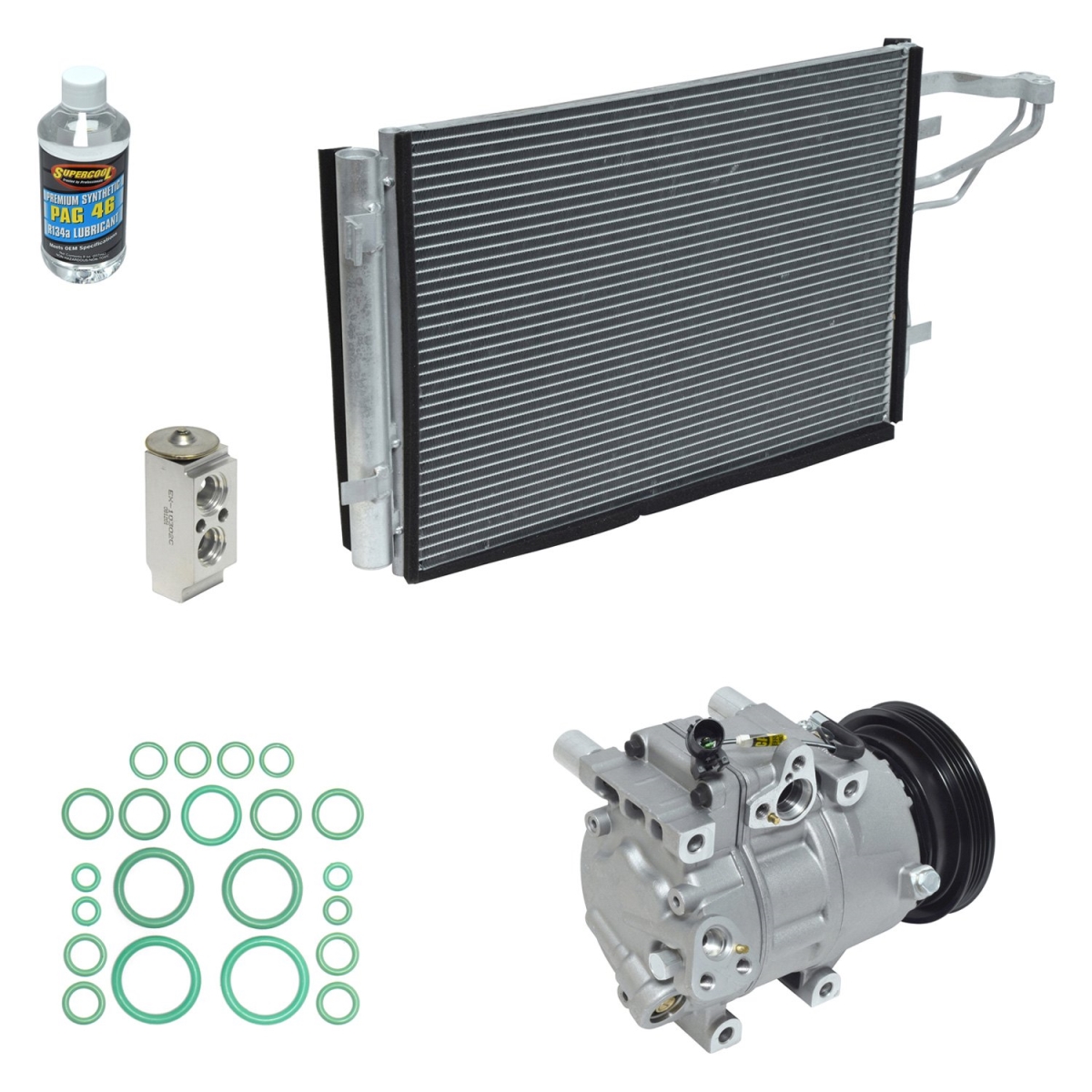 KT4925A Air Conditioners Compressor & Component Kit for 2010 Hyundai Elantra