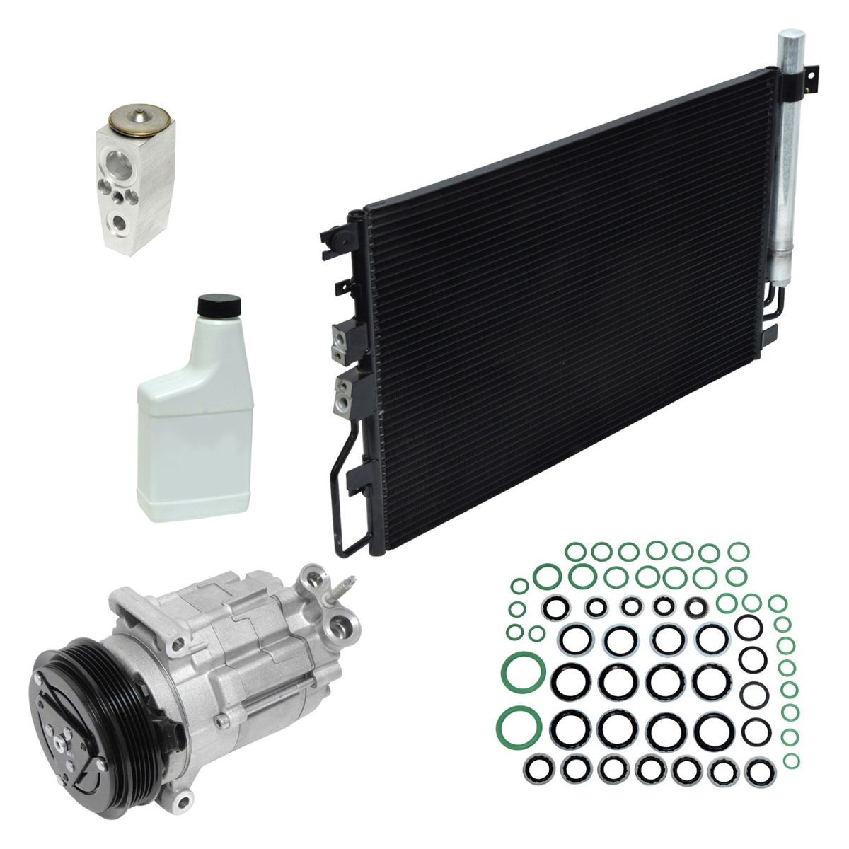 KT4955A Air Conditioners Compressor & Component Kit for 2010 Chevrolet Equinox
