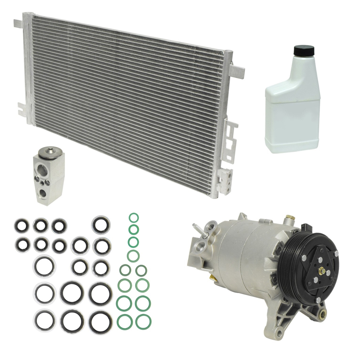 KT4957A Air Conditioners Compressor & Component Kit for 2006 Chevrolet Malibu