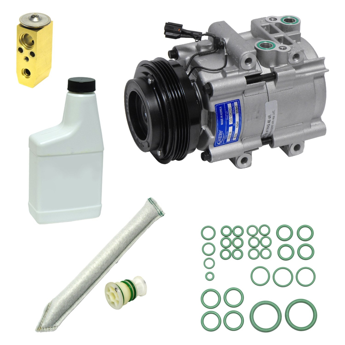 KT4960 Air Conditioners Compressor & Component Kit for 2003-2006 Kia Sorento