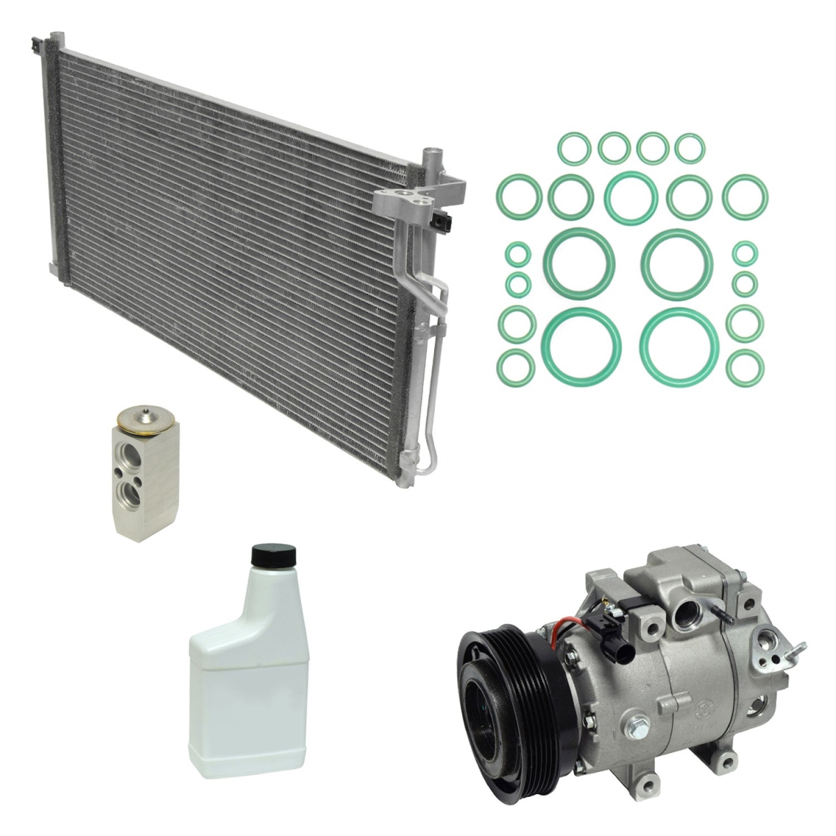KT1314A Air Conditioners Compressor & Component Kit for 2007-2011 Hyundai Azera