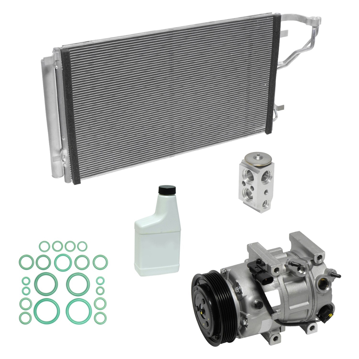 KT4973A Air Conditioners Compressor & Component Kit for 2011-2012 Hyundai Sonata