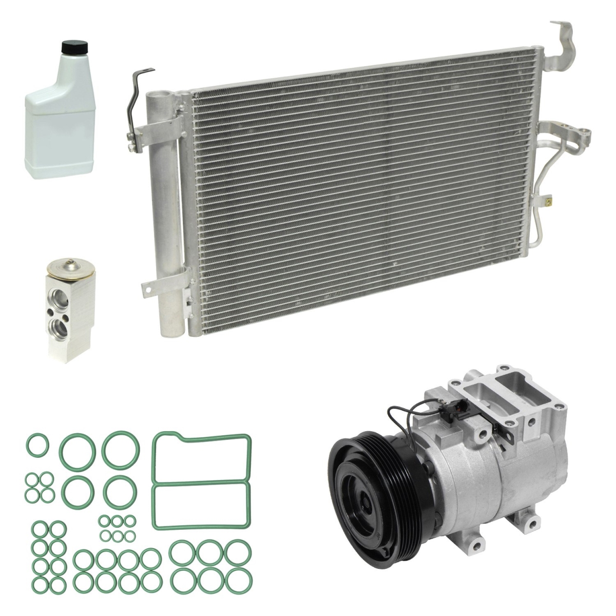 KT4974A Air Conditioners Compressor & Component Kit for 2003-2004 Hyundai Tiburon Gt
