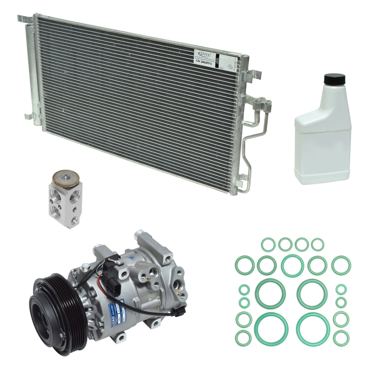 KT1301A Air Conditioners Compressor & Component Kit for 2010-2013 Hyundai Tucson
