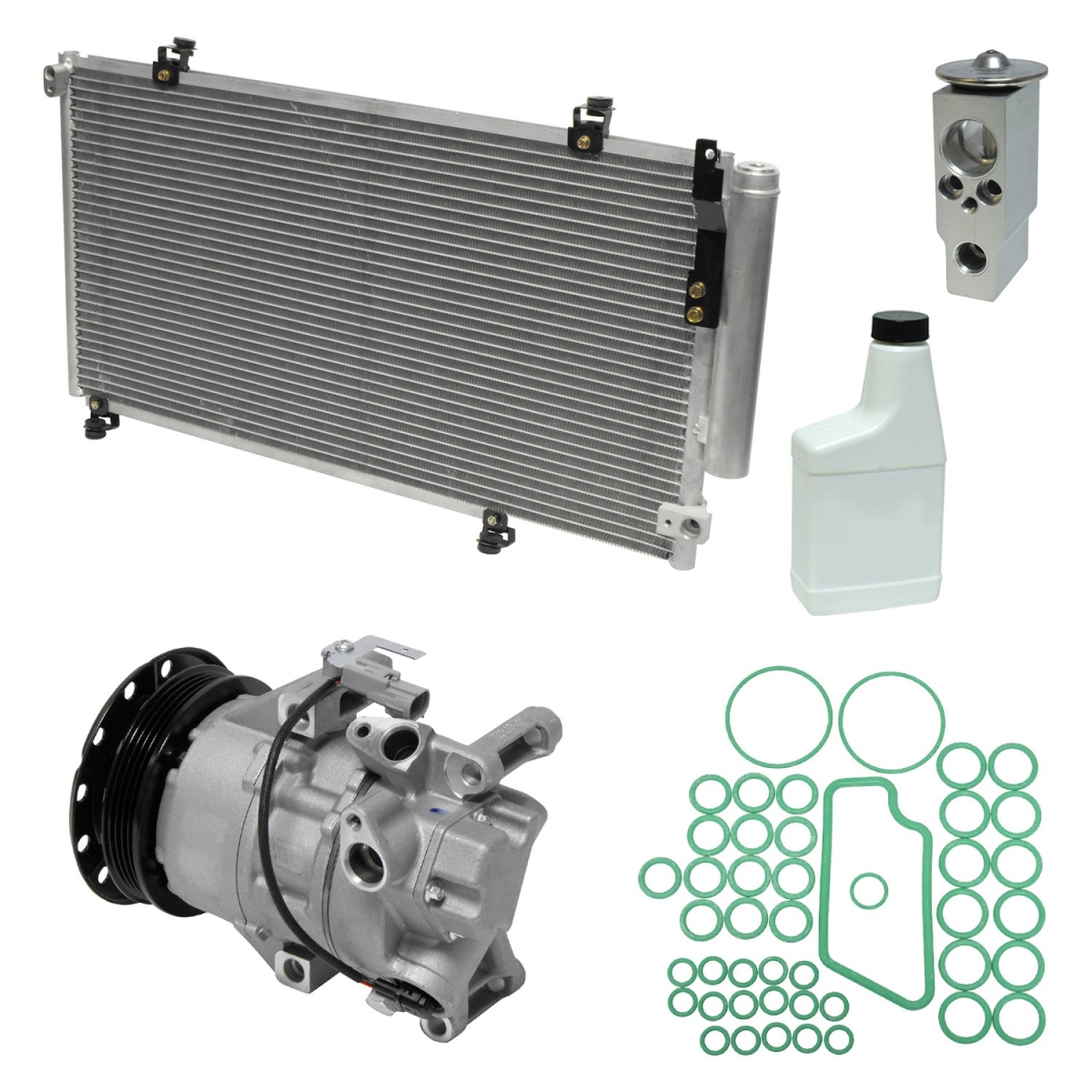 KT4981D Air Conditioners Compressor & Component Kit for 2005-2006 Scion XA