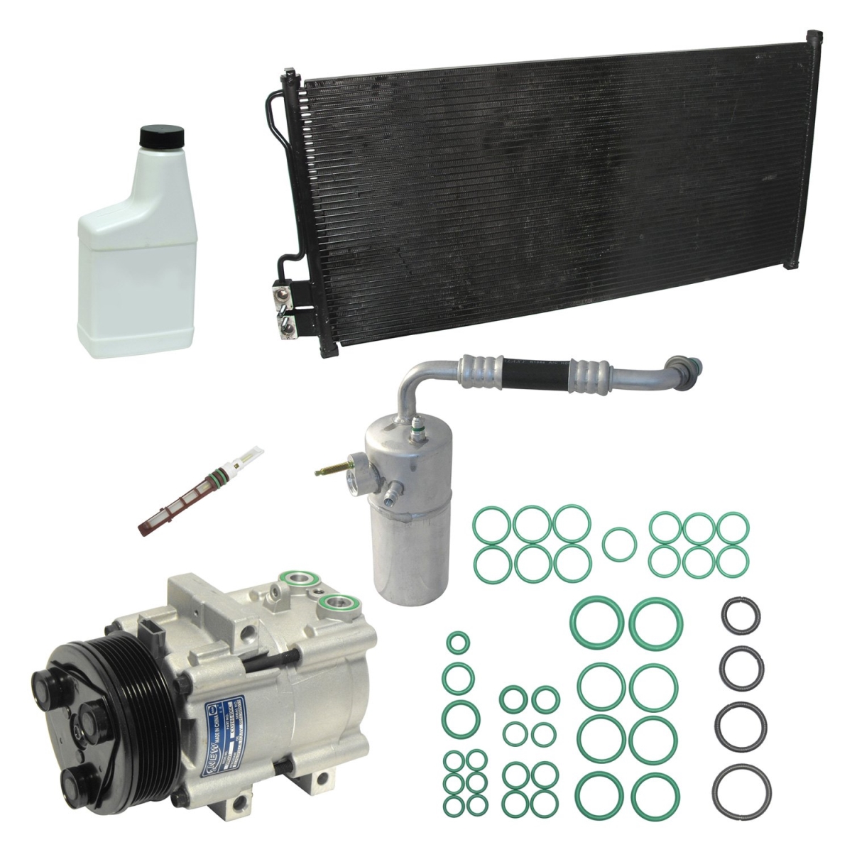KT1558A Air Conditioners Compressor & Component Kit for 1998-1999 Lincoln Navigator