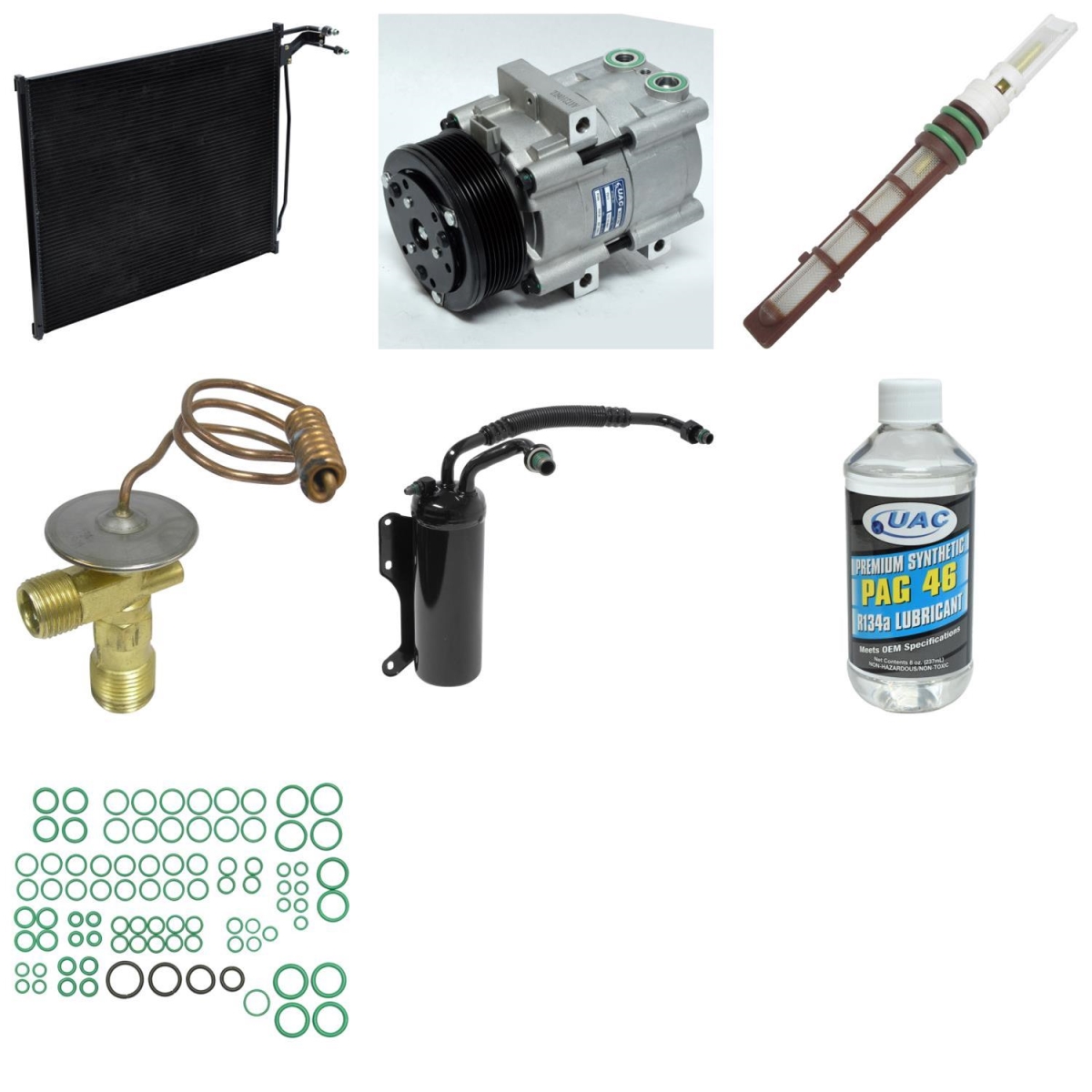 KT1556A Compressor & Component Kit for 1999-2001 Ford E350 Super Duty