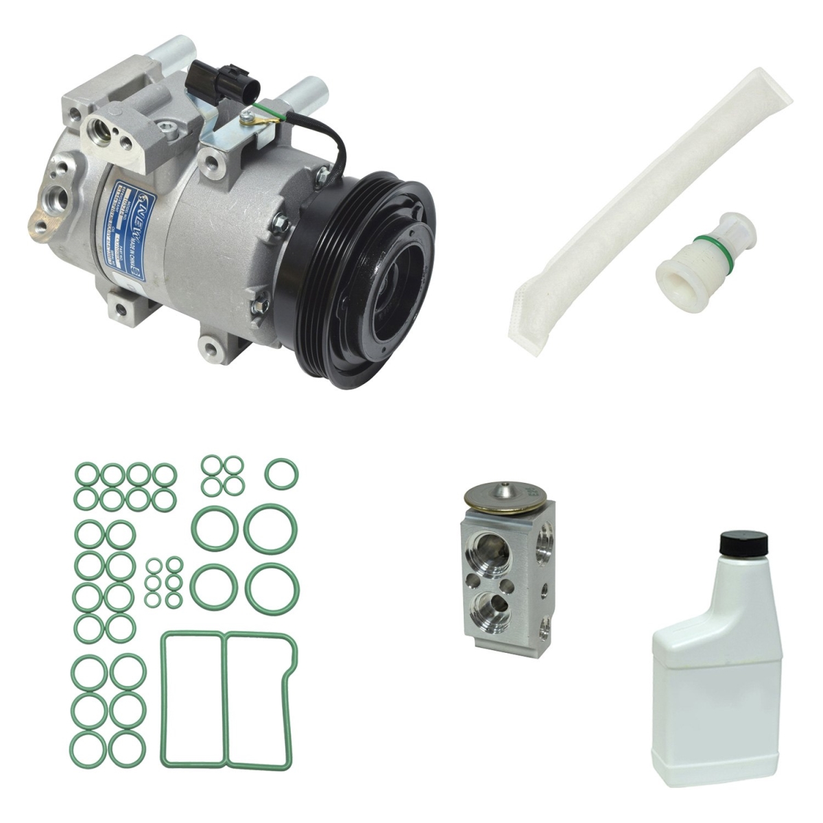 KT4989 Air Conditioners Compressor & Component Kit for 2009-2011 Kia Rio5