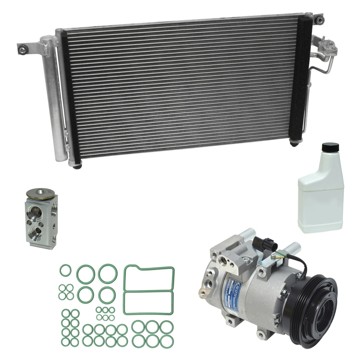 KT4989A Air Conditioners Compressor & Component Kit for 2009-2011 Kia Rio5