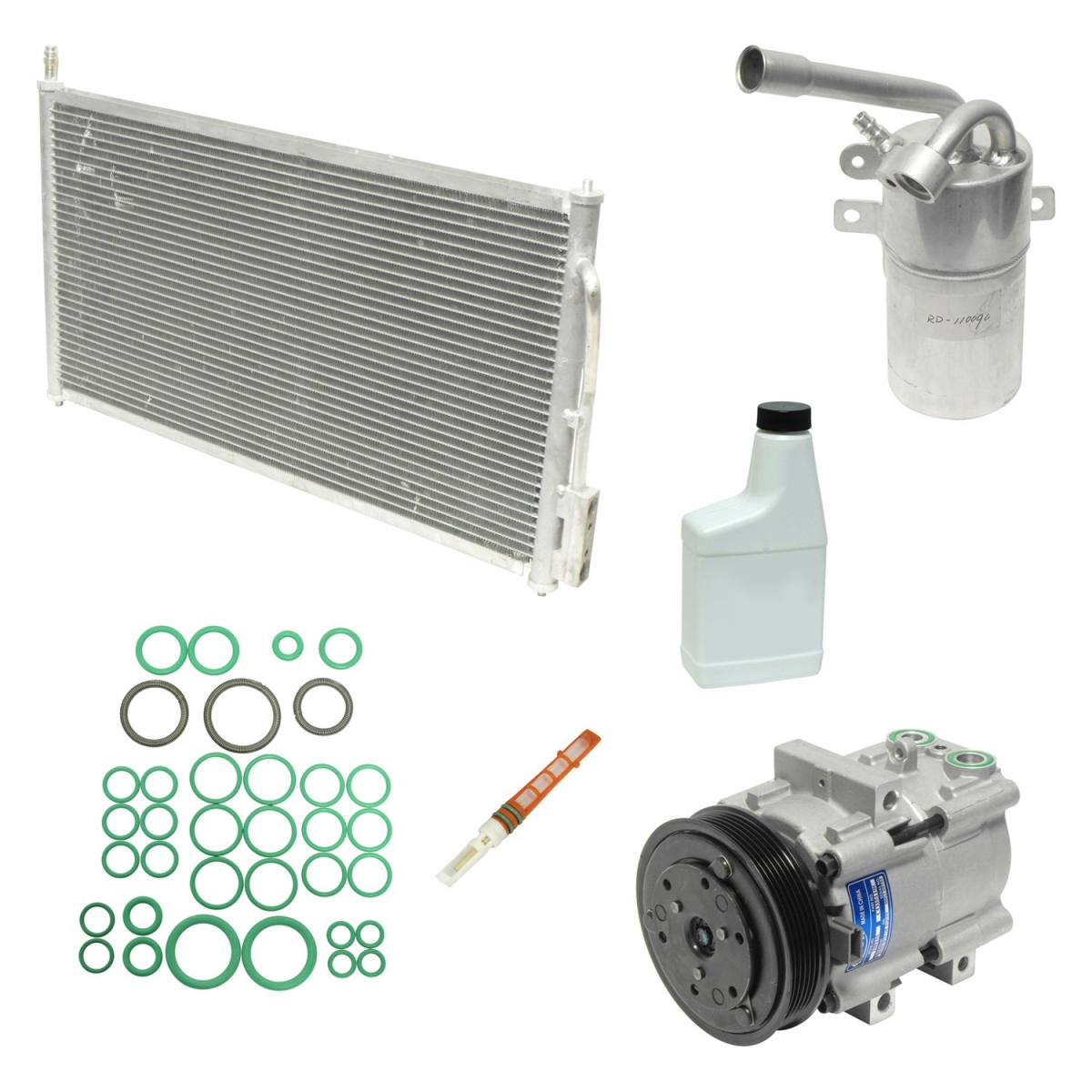 KT4150A Air Conditioners Compressor & Component Kit for 2003-2004 Ford Focus
