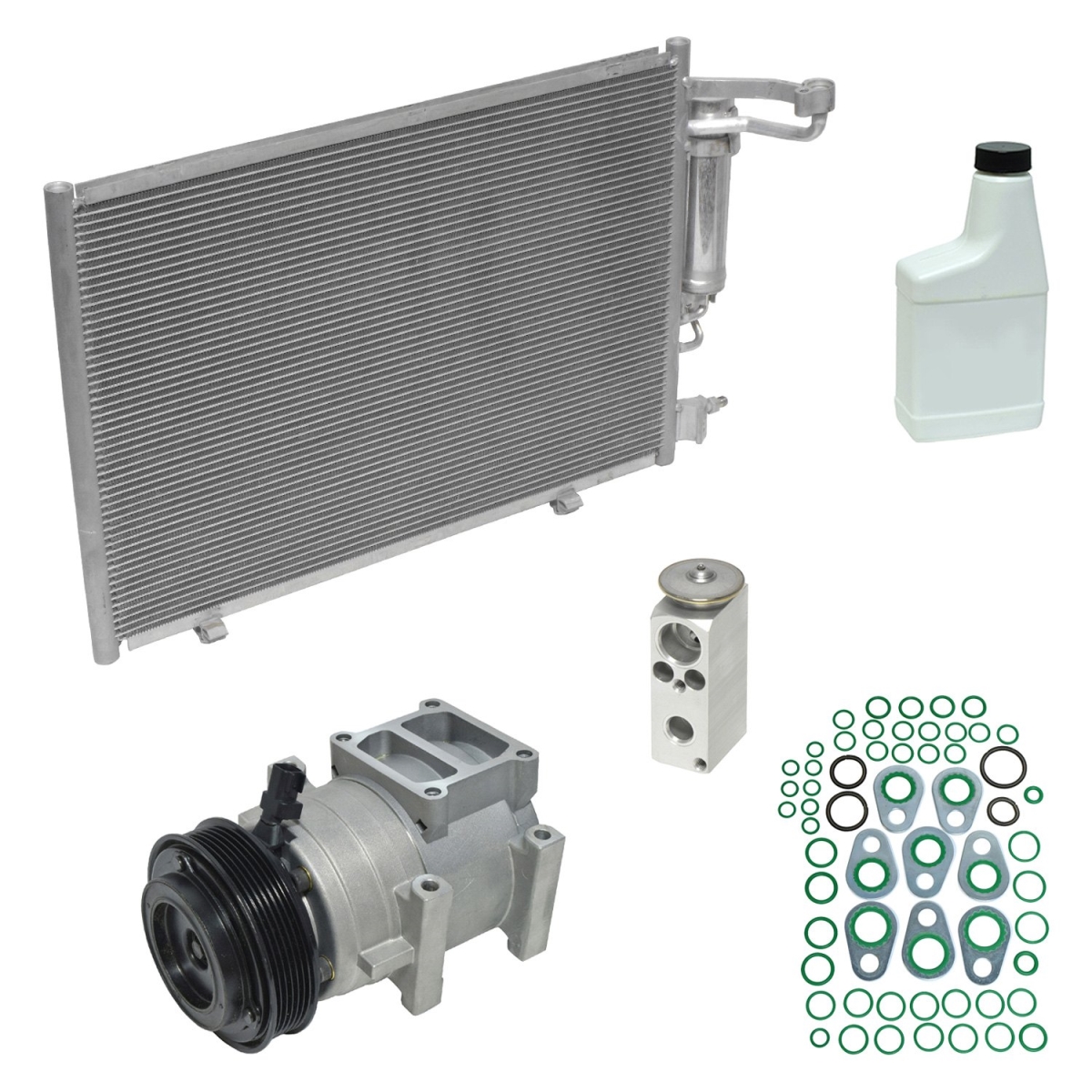 KT4997A Air Conditioners Compressor & Component Kit for 2011-2013 Ford Fiesta