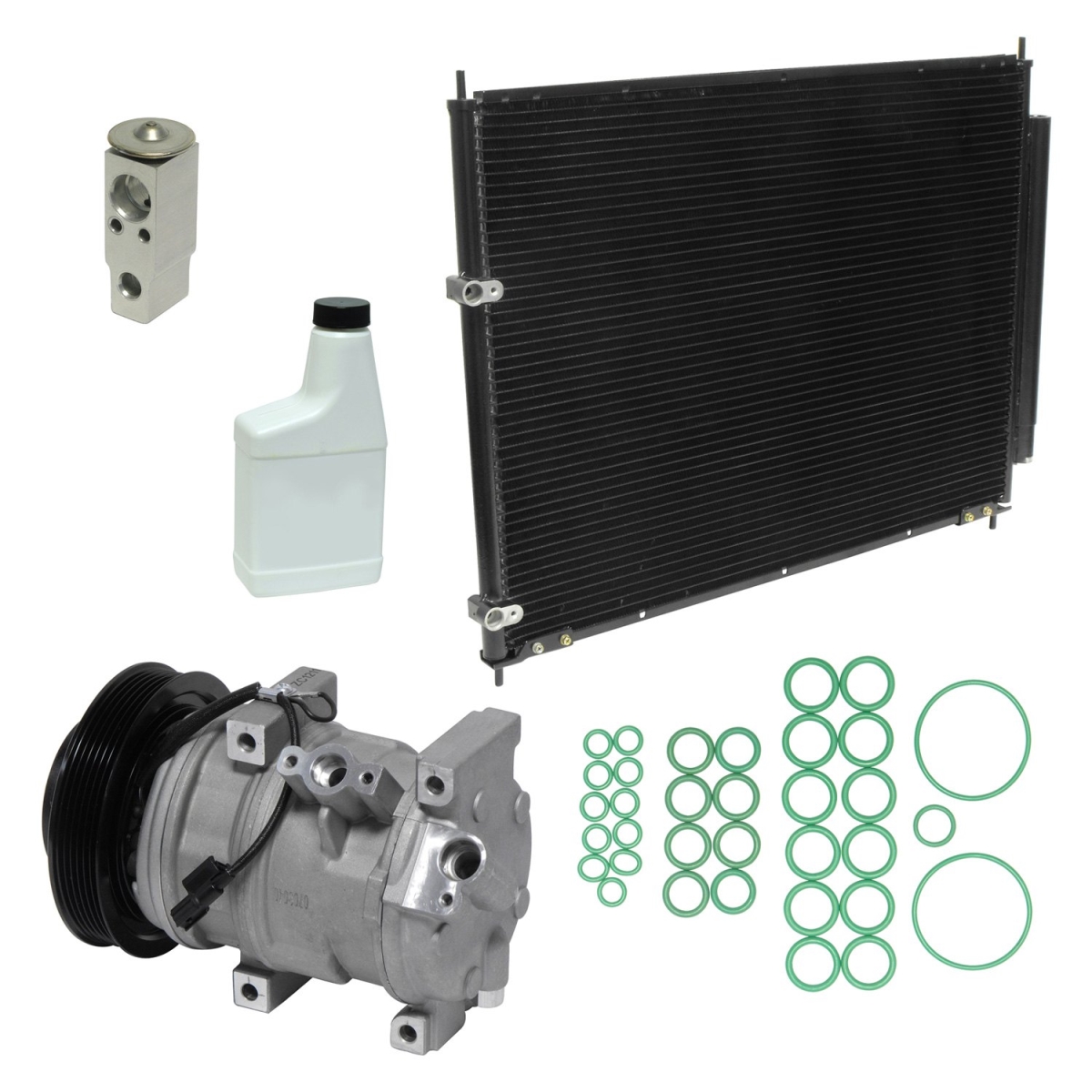KT2014A Air Conditioners Compressor & Component Kit for 2007-2008 Honda Ridgeline