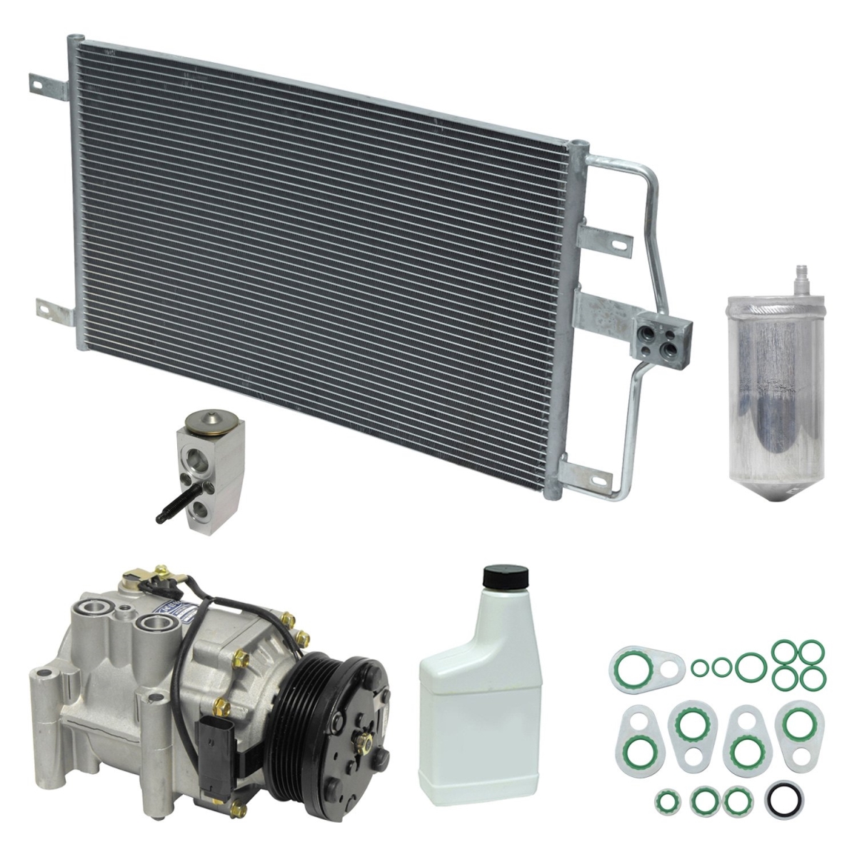 KT5025A Air Conditioners Compressor & Component Kit for 2009 Ford Escape