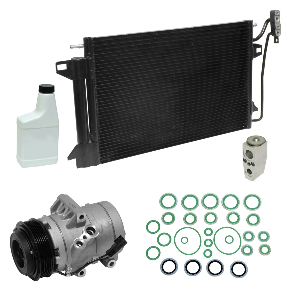 KT2883A Air Conditioners Compressor & Component Kit for 2006-2009 Ford Fusion