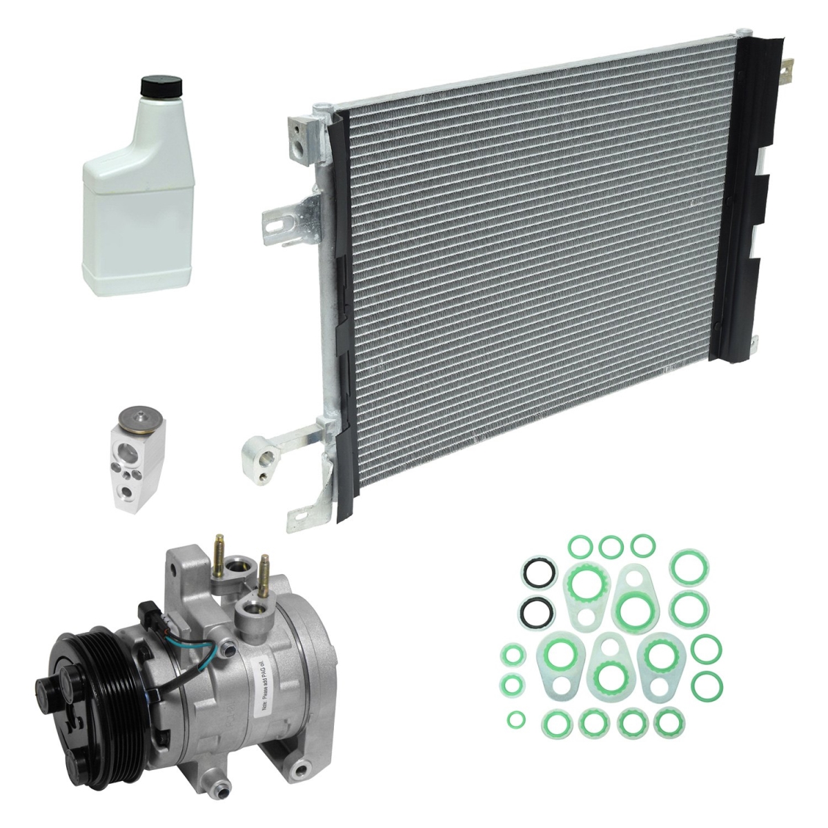 KT5885A Air Conditioners Compressor & Component Kit for 2012-2013 Ford Mustang