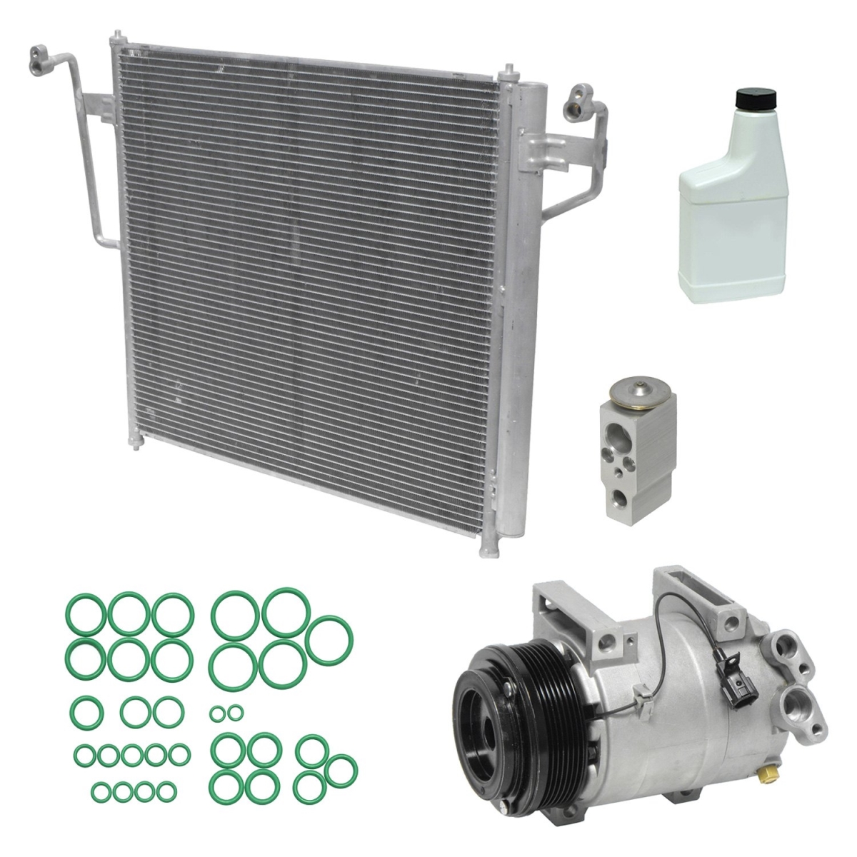 KT5043A Air Conditioners Compressor & Component Kit for 2004-2010 Infiniti QX56 Base