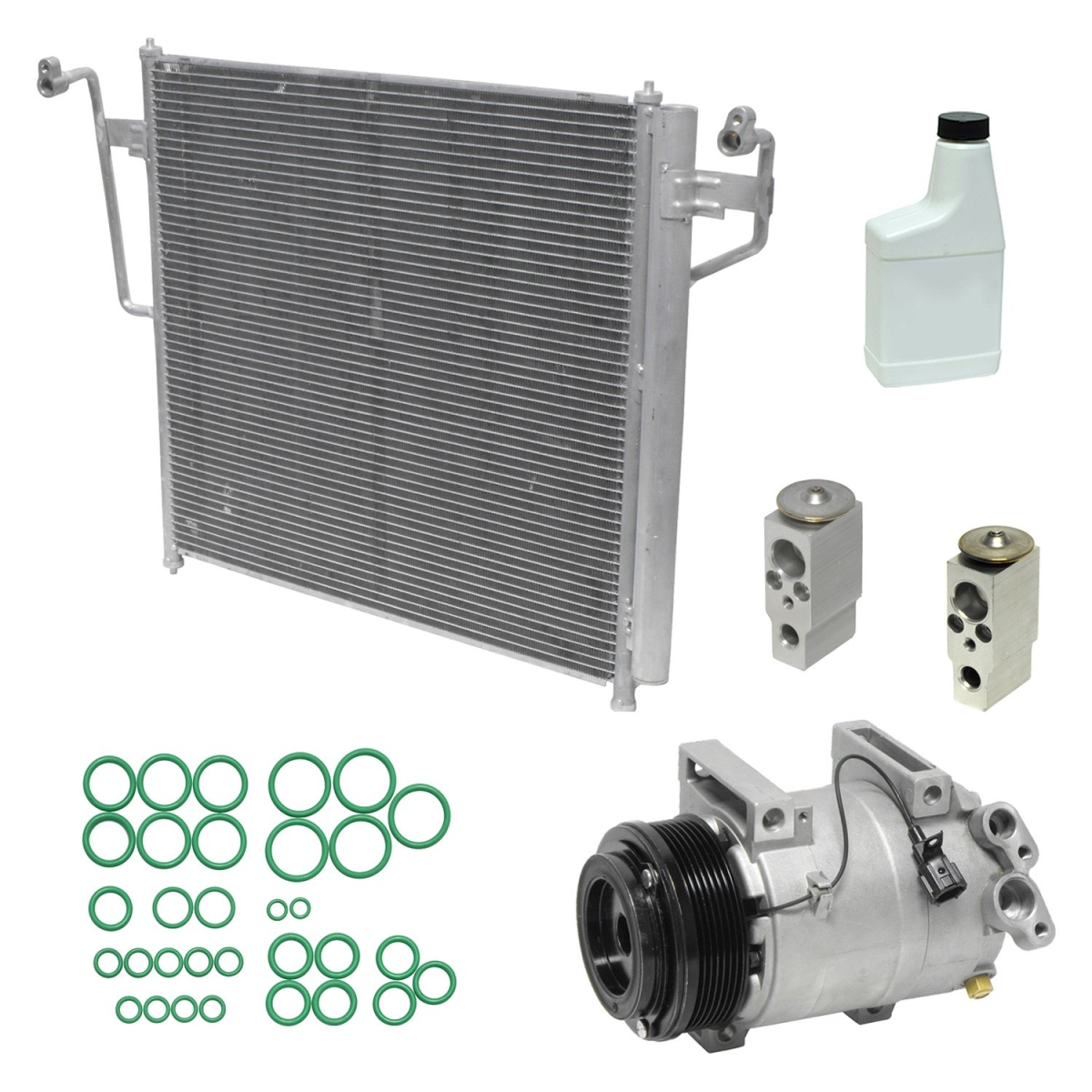 KT5044A Air Conditioners Compressor & Component Kit for 2004-2010 Infiniti QX56 Base