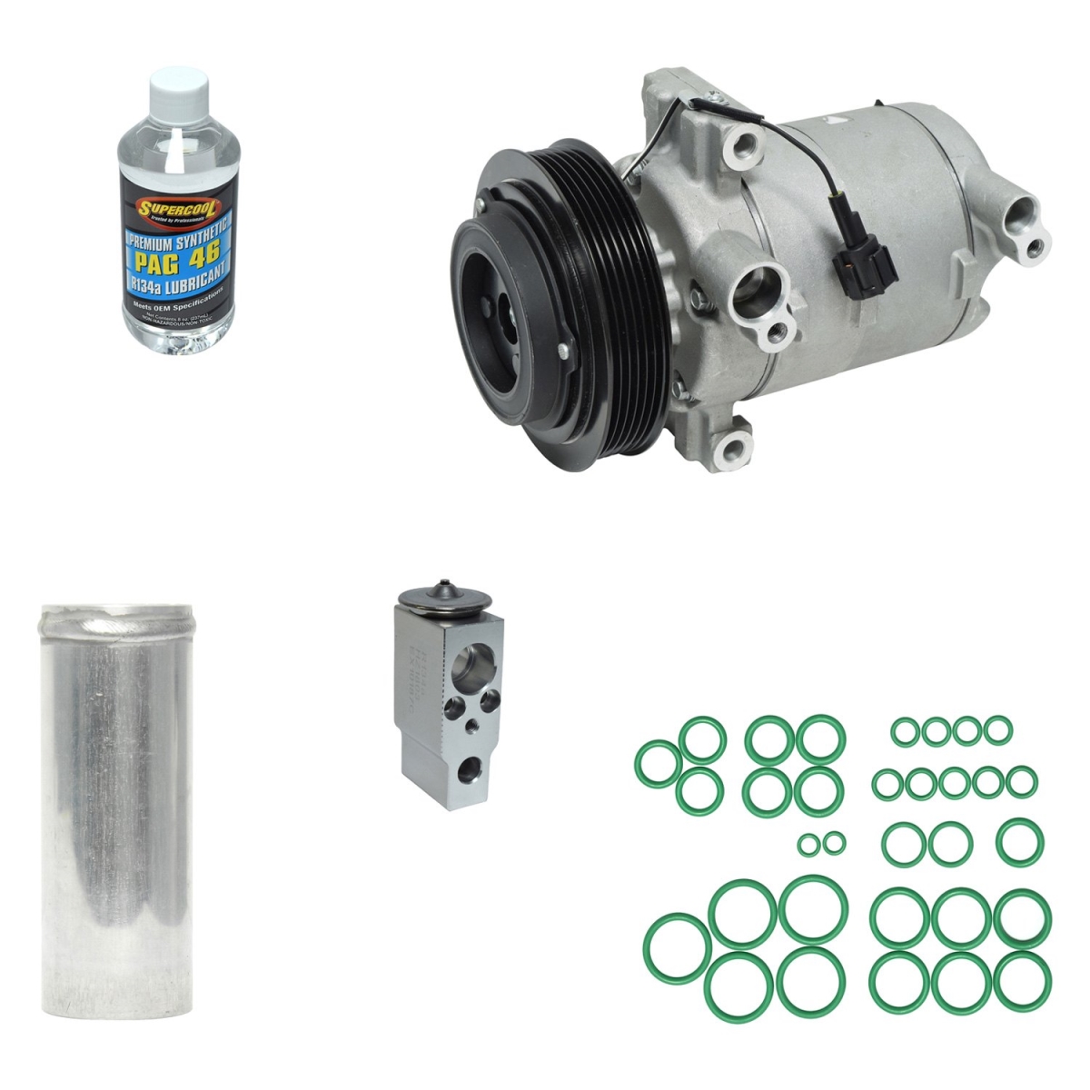 KT5048 Air Conditioners Compressor & Component Kit for 2011-2016 Nissan Frontier