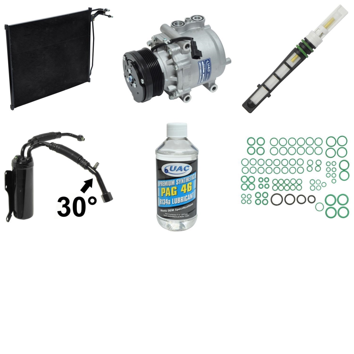KT3941A Compressor & Component Kit for 2002 Ford E150 Econoline