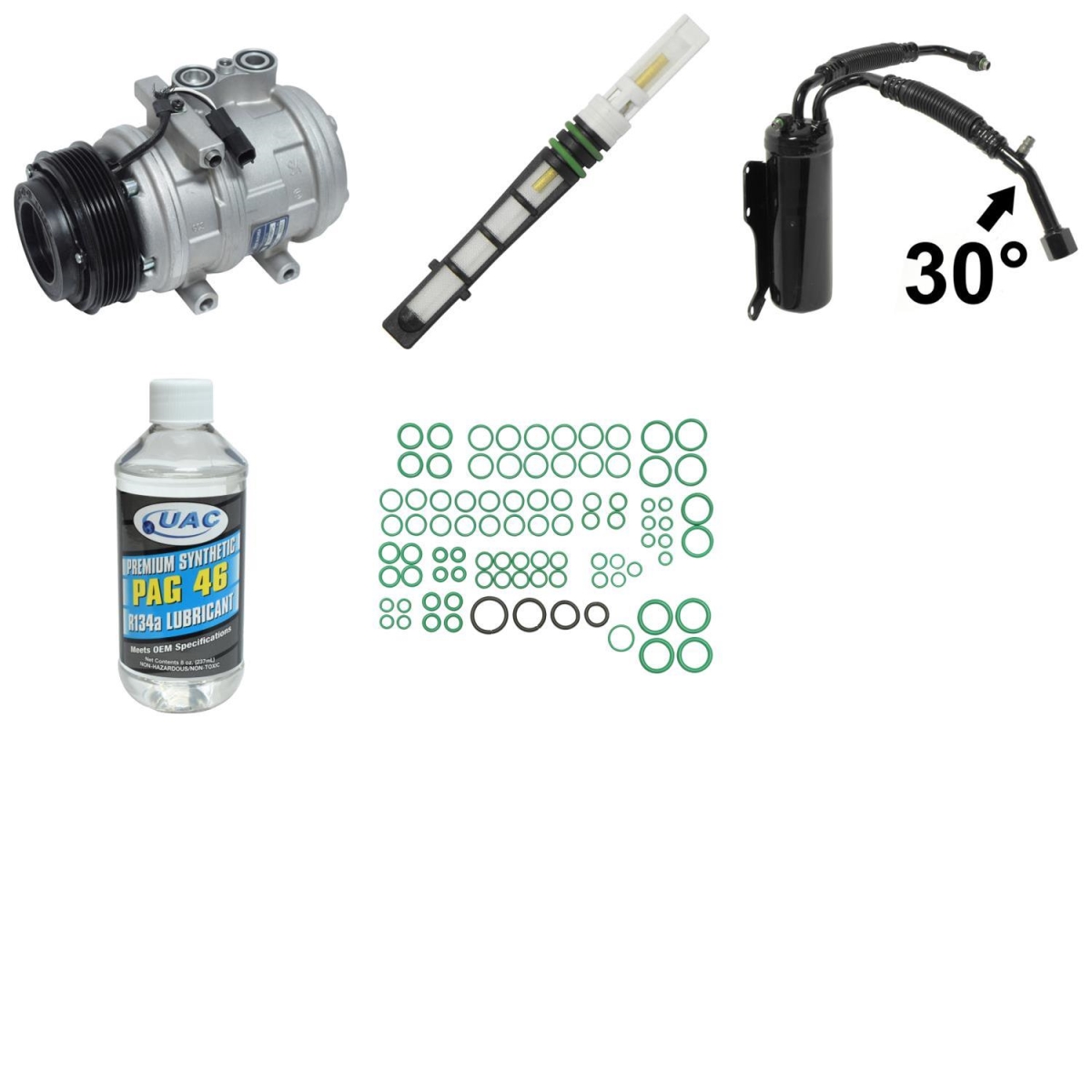 KT5050 Compressor & Component Kit for 2003 Ford E550 Super Duty