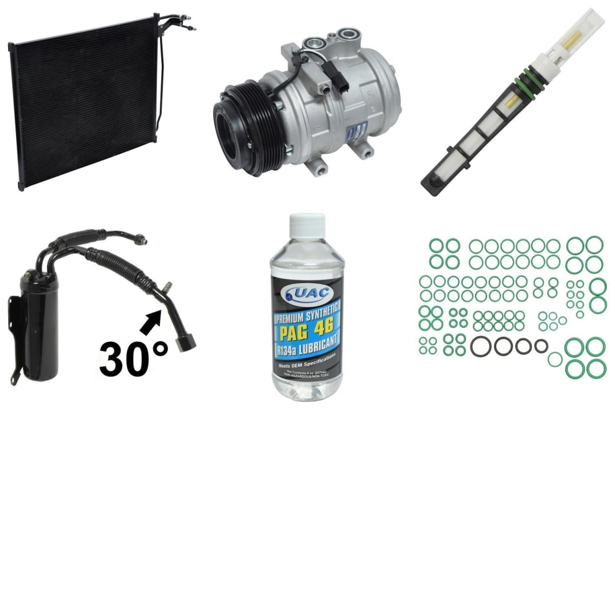 KT5050A Compressor & Component Kit for 2003-2006 Ford E450 Super Duty