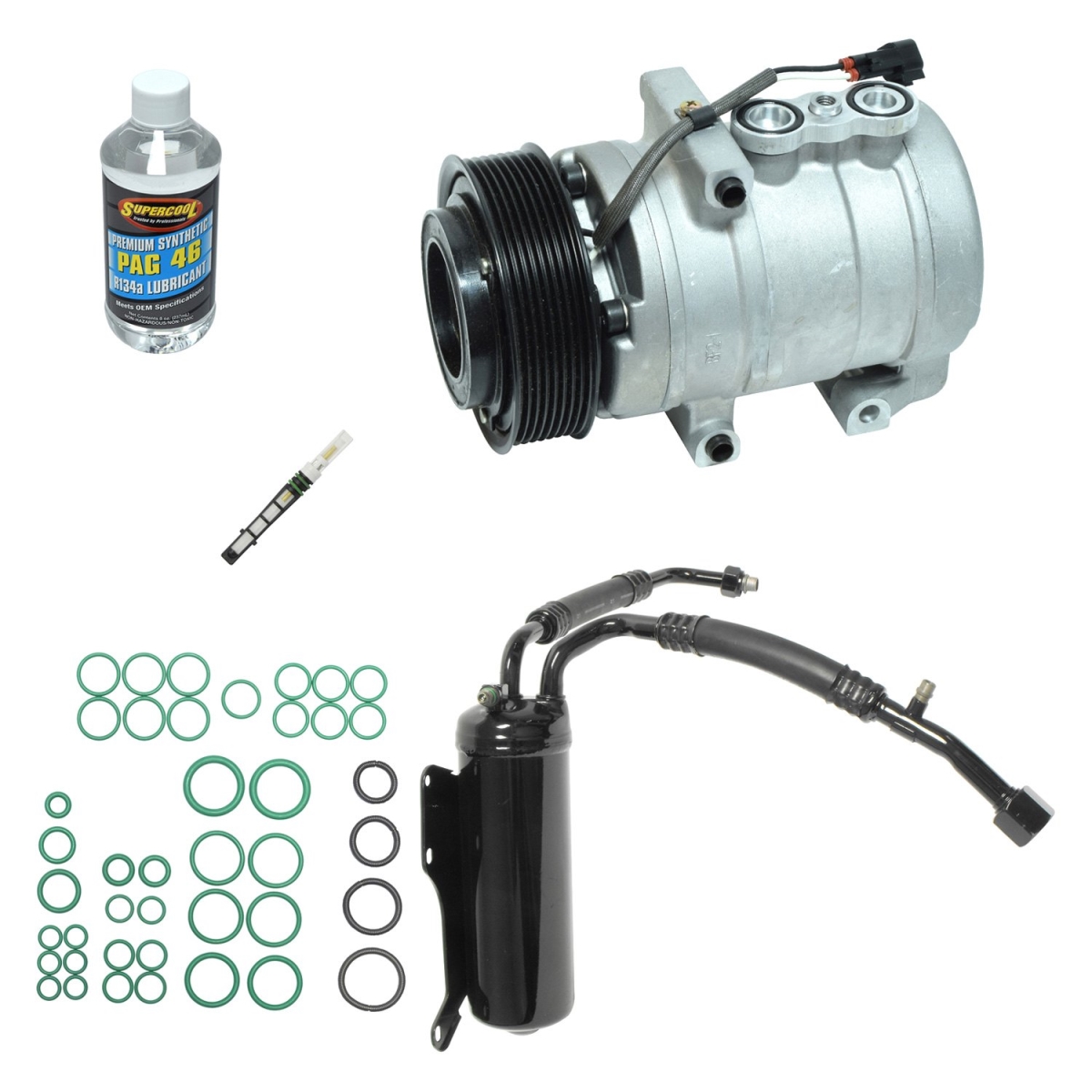 KT5055 Air Conditioners Compressor & Component Kit for 2004 Ford E-Series