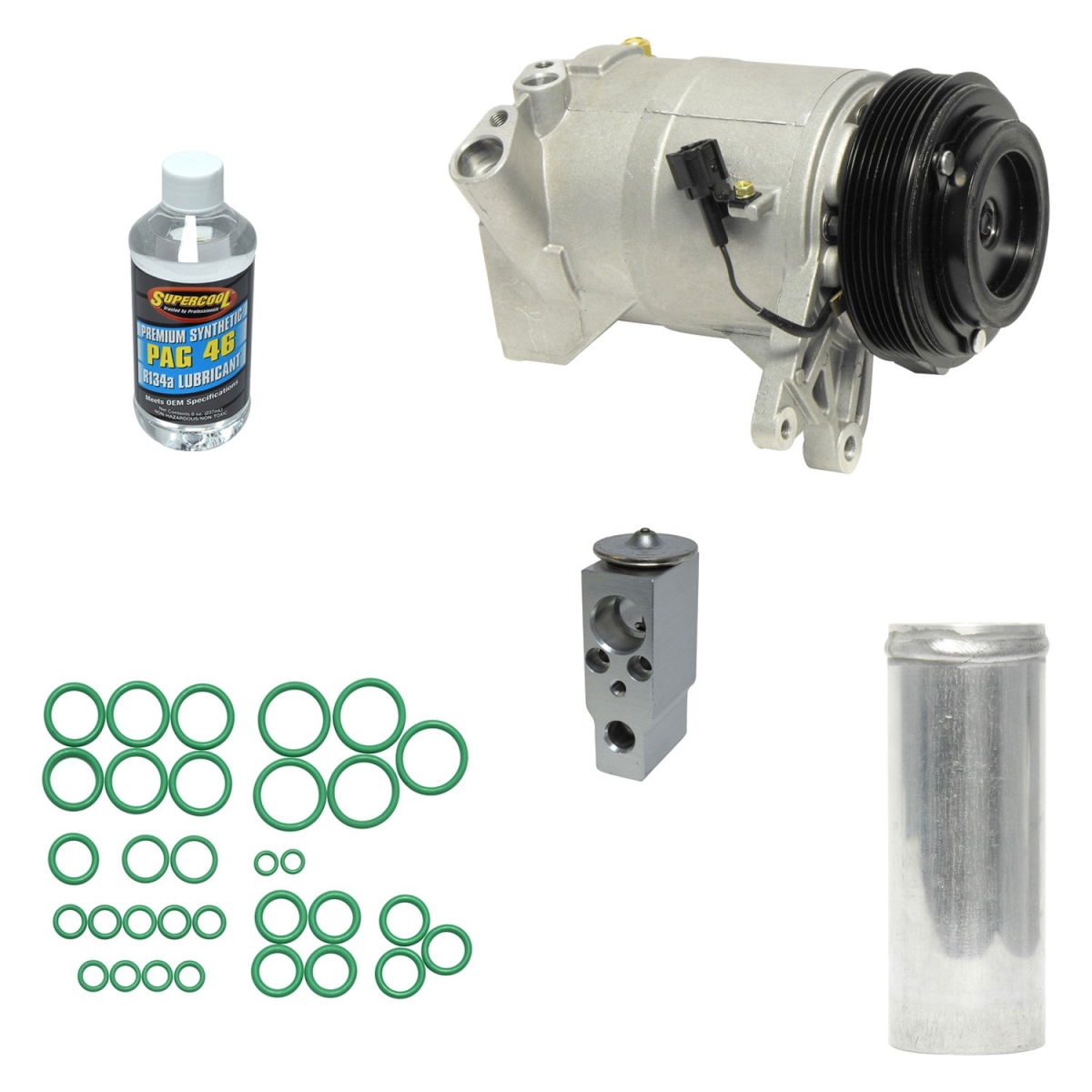 KT5060 Air Conditioners Compressor & Component Kit for 2005-2009 Nissan Quest
