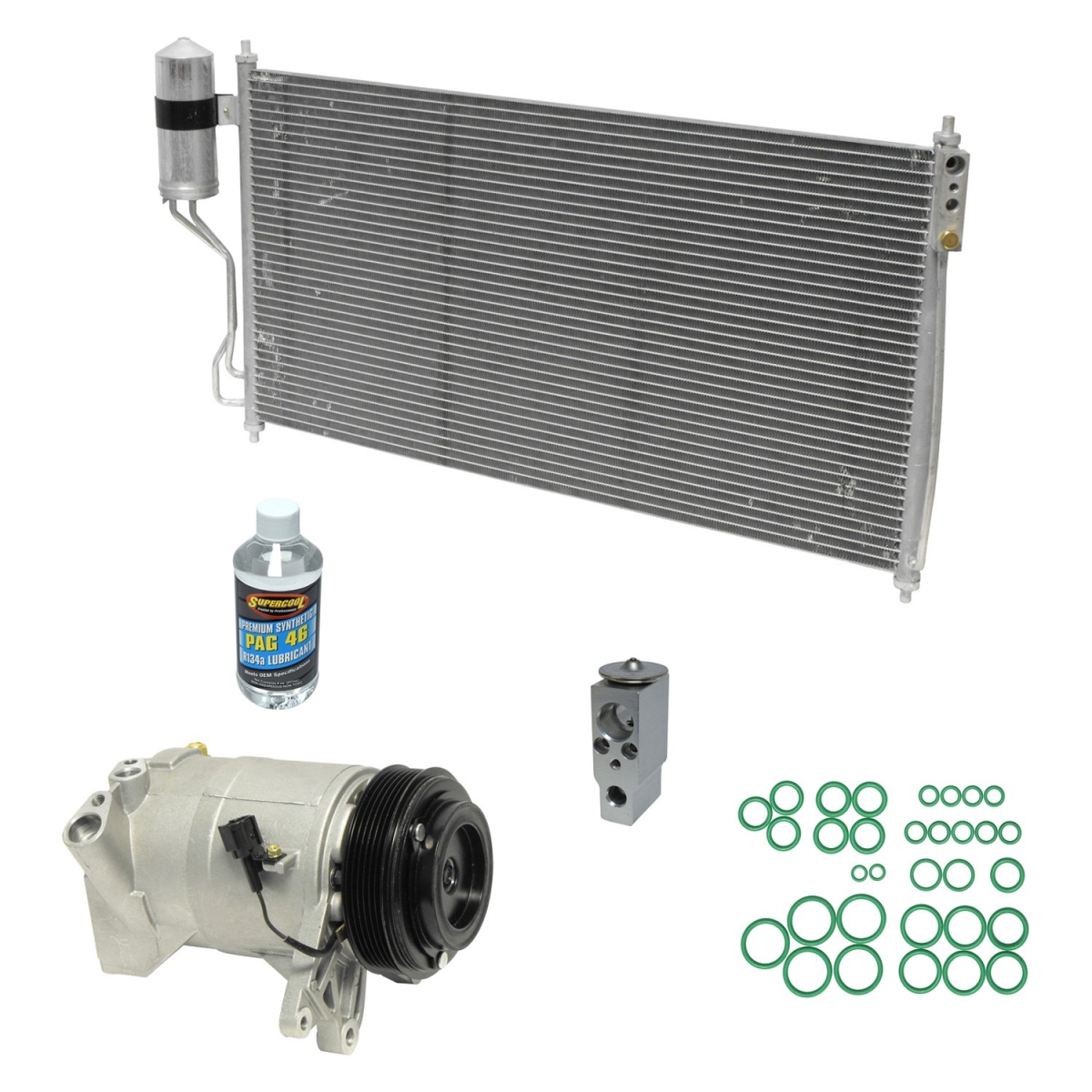 KT5060A Air Conditioners Compressor & Component Kit for 2005-2009 Nissan Quest
