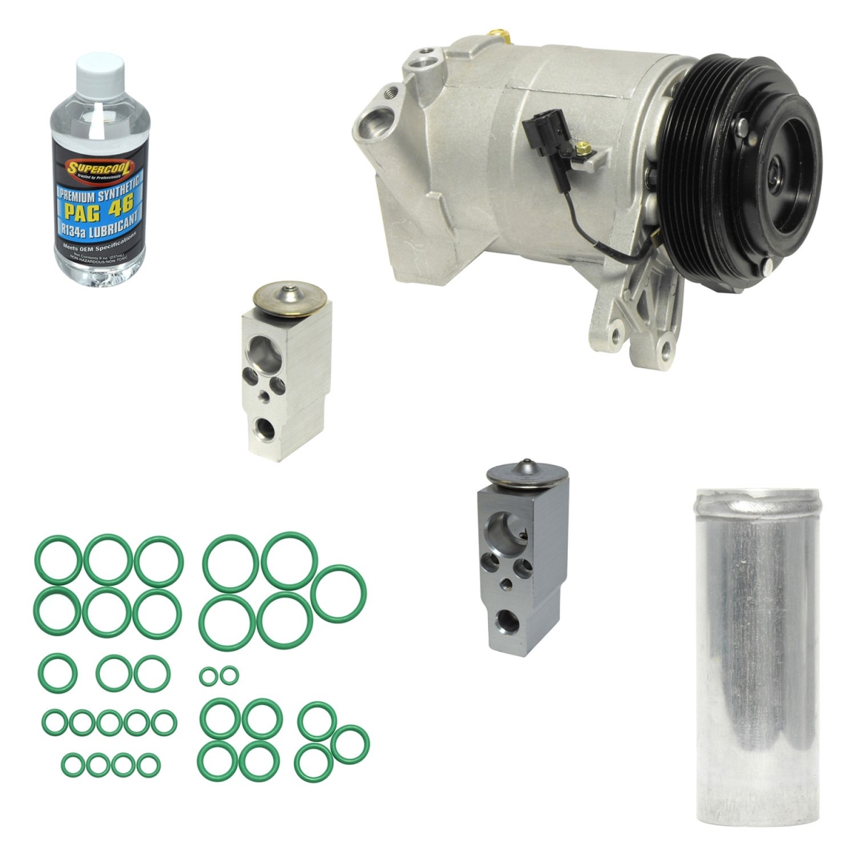 KT5061 Air Conditioners Compressor & Component Kit for 2005-2009 Nissan Quest