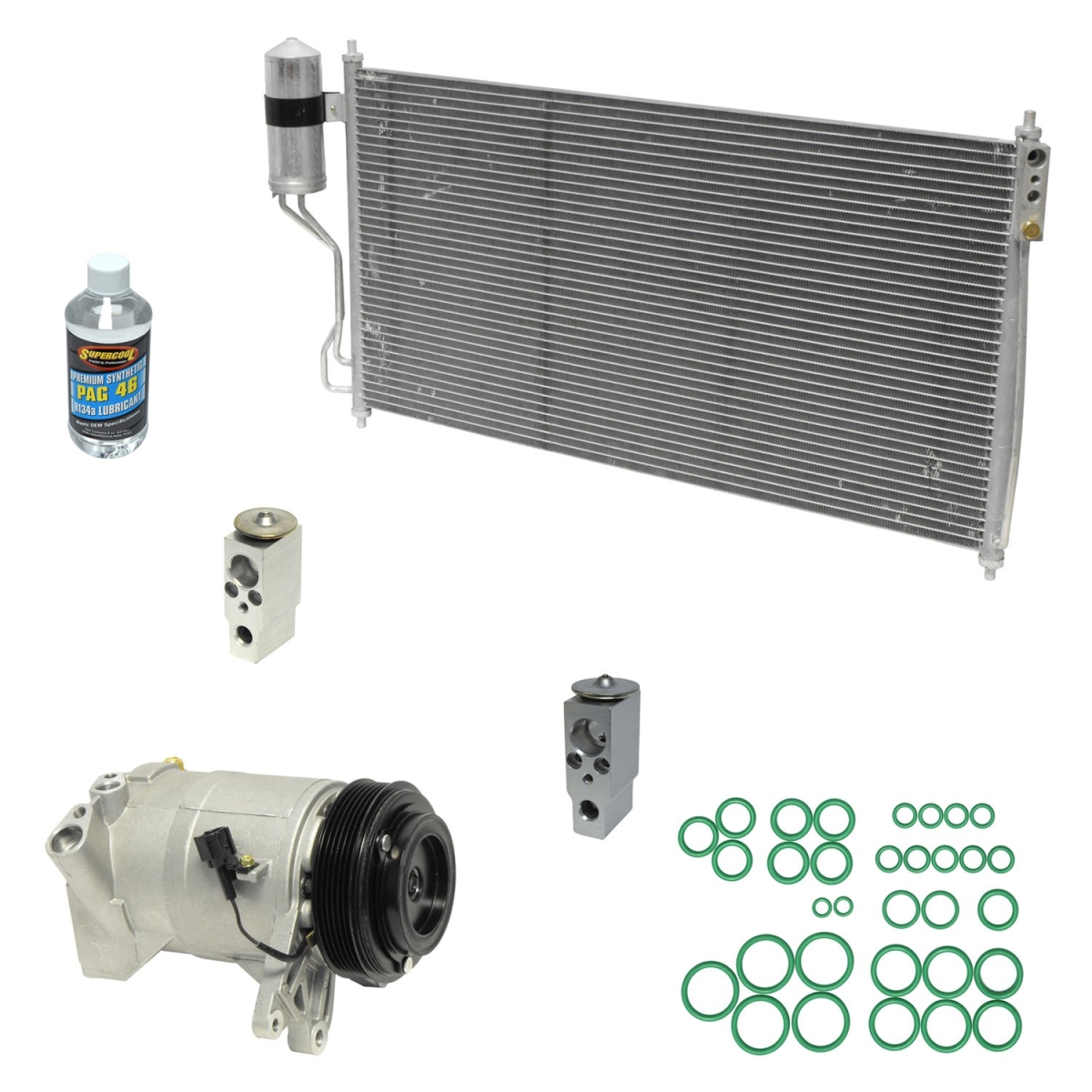 KT5061A Air Conditioners Compressor & Component Kit for 2005-2009 Nissan Quest
