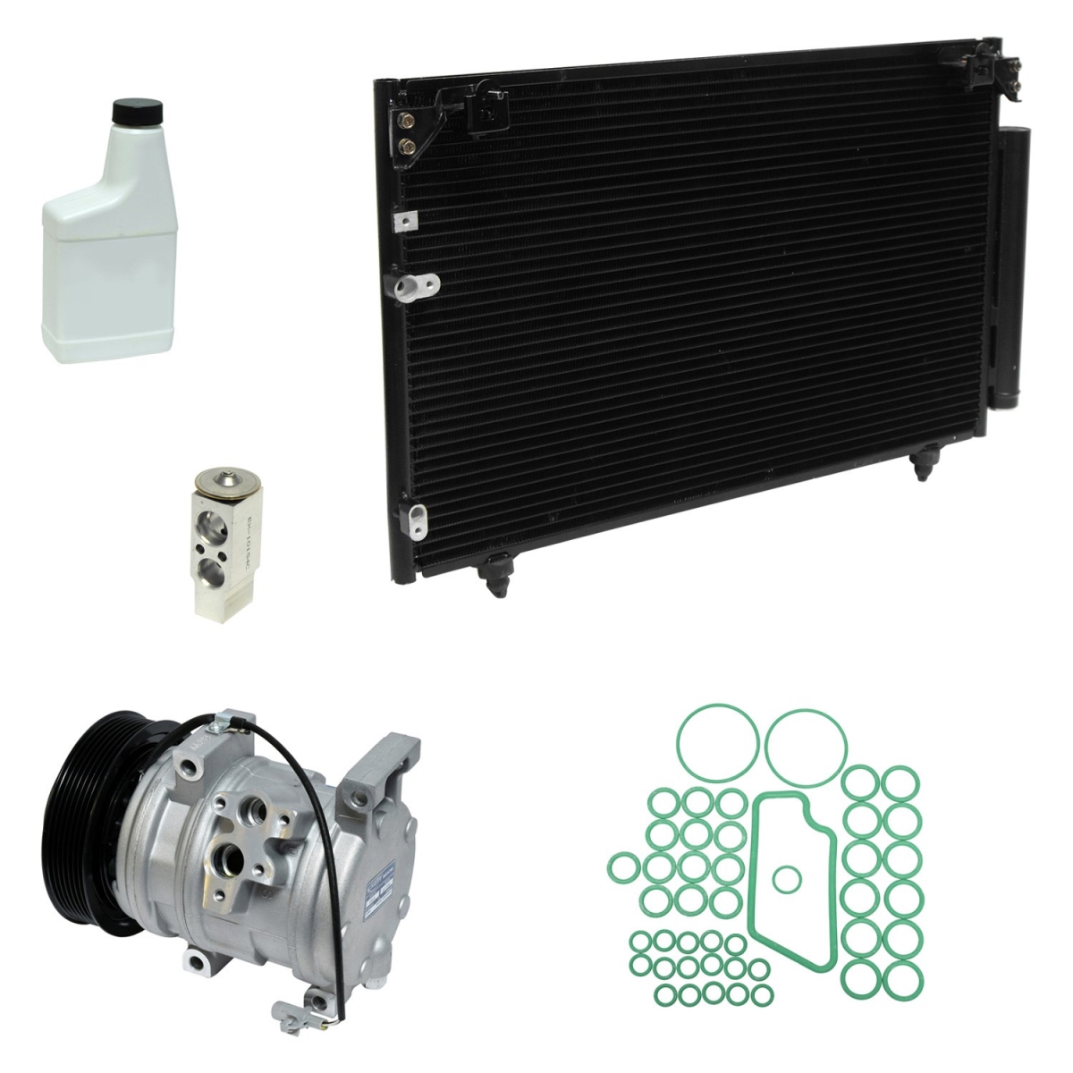 KT5070A Air Conditioners Compressor & Component Kit for 2005-2006 Scion TC Base