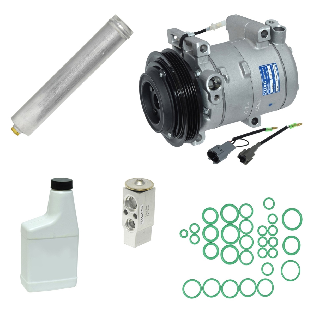 KT5072 Air Conditioners Compressor & Component Kit for 2002-2003 Subaru Impreza
