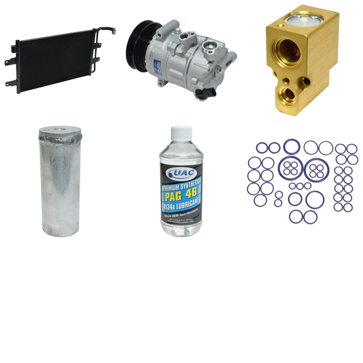 KT5077A Compressor & Component Kit for 2007-2010 Volkswagen Beetle