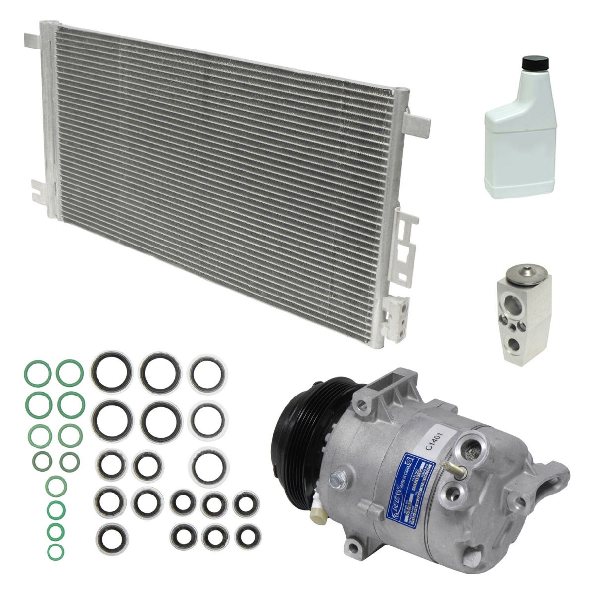 KT5082A Air Conditioners Compressor & Component Kit for 2004-2005 Chevrolet Malibu
