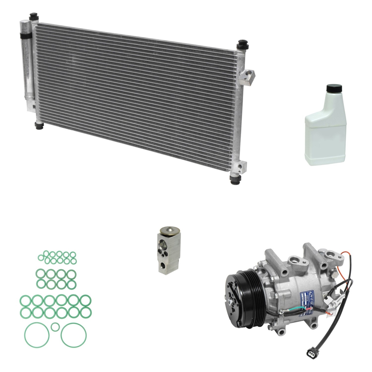 KT2940A Air Conditioners Compressor & Component Kit for 2009-2012 Honda Fit