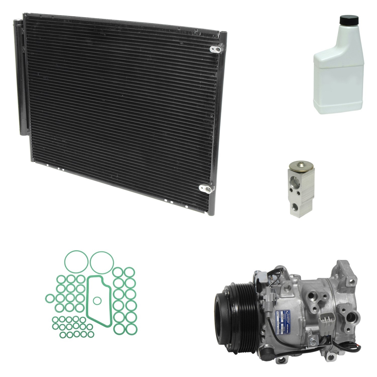 KT2035A Air Conditioners Compressor & Component Kit for 2007-2009 Lexus Rx350 Base